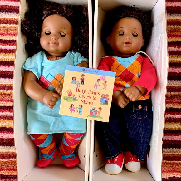 American Girl Other - 2008 Rare American Girl Doll BITTY TWINS w/Box & Book